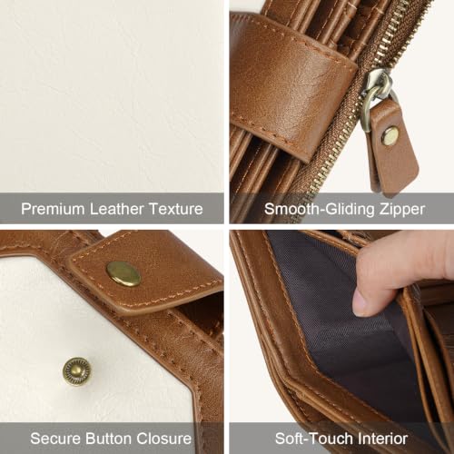 Image of Small Womens Wallet Billfold RFID Credit Card Holder Ladies Purse