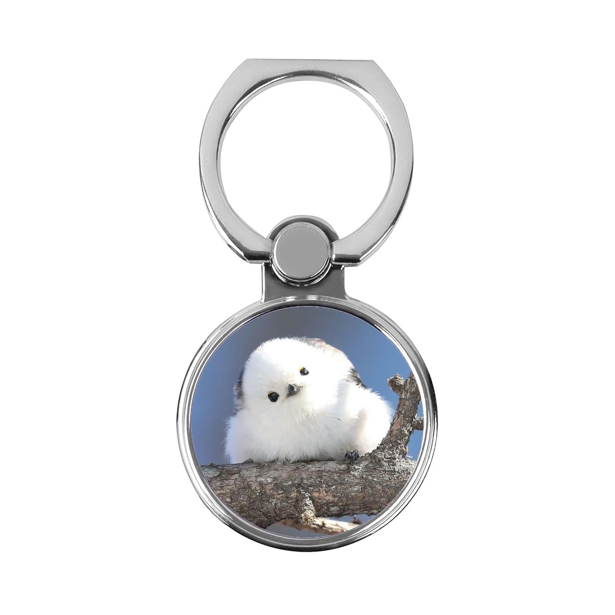 Amazon | スマホリング シマエナガ 鳥柄 携帯電話リング リング