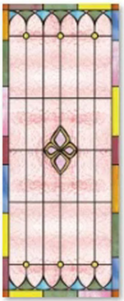 LIUXIN Stained Glass Film Sunscreen Opaque Matte Decorative Sticker Window Film Stained Glass Window Sticker Window Tint Static Cling
