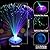 Retisee 24 Pcs Fiber Optic Lamp Multicolored Centerpiece Optic Lights Battery Powered with Cone Base Illuminated Crystals for Room Wedding Holiday Independence Day Tables Disco Party