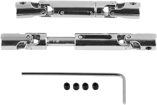 RC Truck Drive Shaft,2 Pcs Upgrade Accessories Metal Drive Shaft for WPL 1/16 Scale RC Military Truck