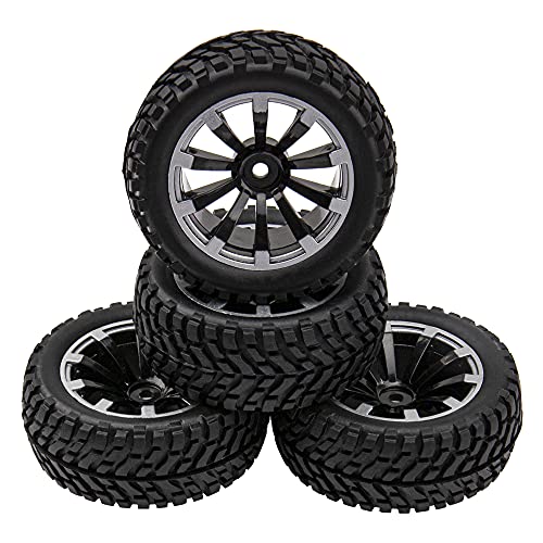 Pneus caoutchouc à mousse intégrée 12 mm pour grip maximal RC