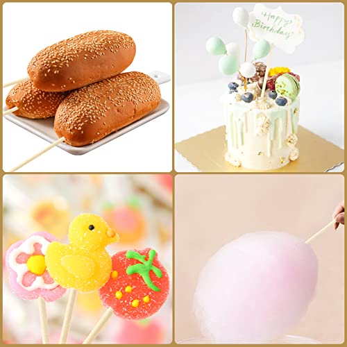 image for KTOJOY 25PCS Dowel Rods Wood Sticks Wooden Dowel Rods - 1/4 x 12 Inch 