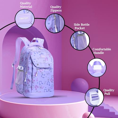Image of Tinytot 30 Litre Waterproof School Backpack Bags for Women - Large 19 Inch Laptop Bag for Boys &Girls 12+ Years, College Bag for Girls and Boys, Men, Women - Ideal for Office, Travel, School, College