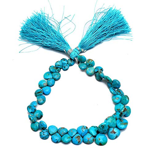 Turquoise naturel Arizona perles briolettes véritables pour éviter les imitations