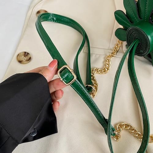 Cute Pu Leather Bag Purses Designer Shoulder Bags Strawberry Shape Bucket Bag Fashion Shiny Handbags with Detachable Chain2