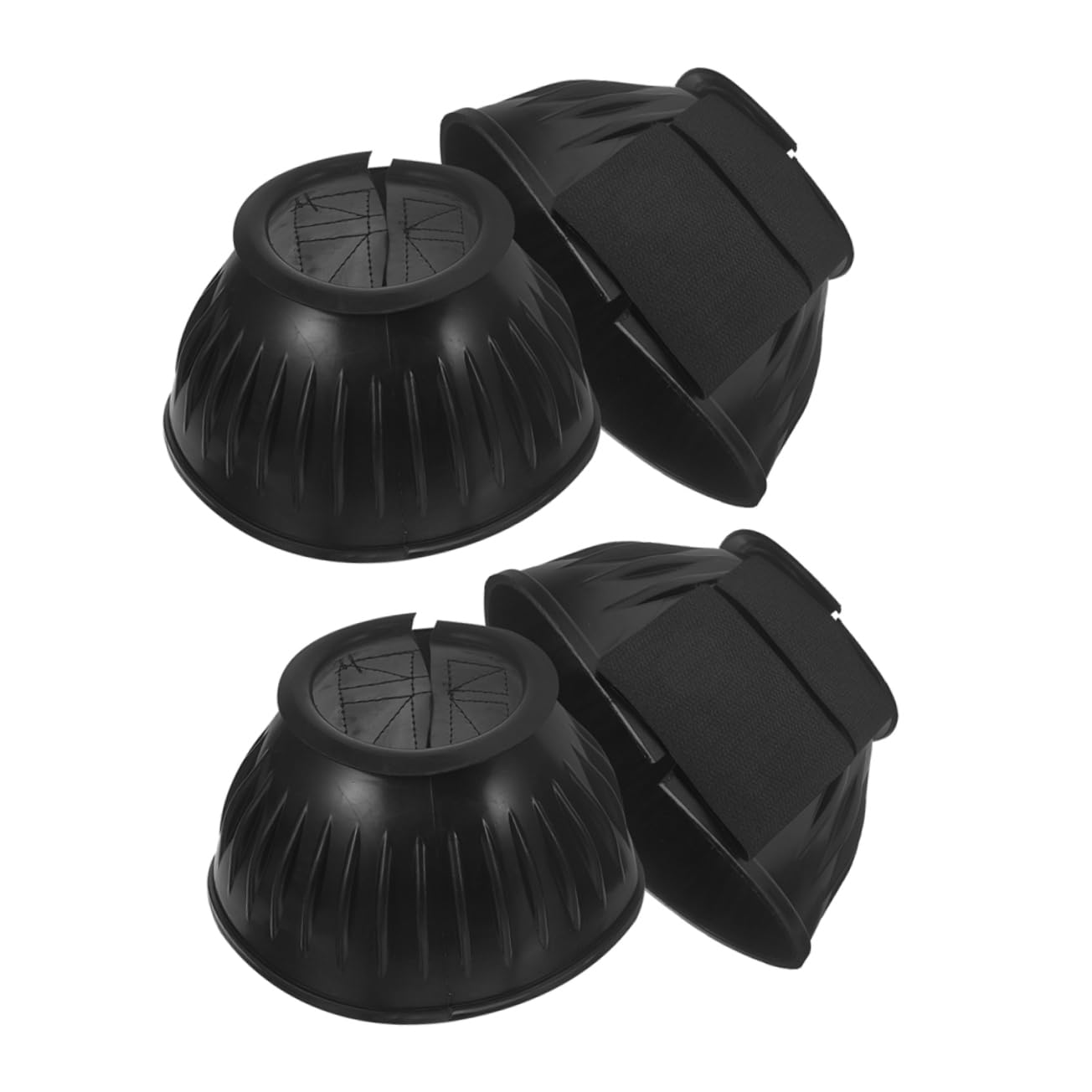 Bottes de protection jambe de cheval caoutchouc réutilisables support portable HEMOTON - 8