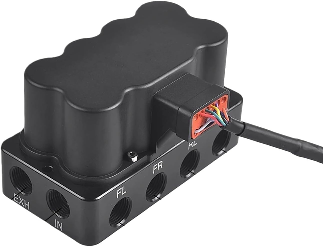 12V 8-Ways Air Ride Solenoid Valve Air Ride Suspension System Manifold Solenoid Valve With 9-button Switch Controller And Remote(Only 3 8 valve)