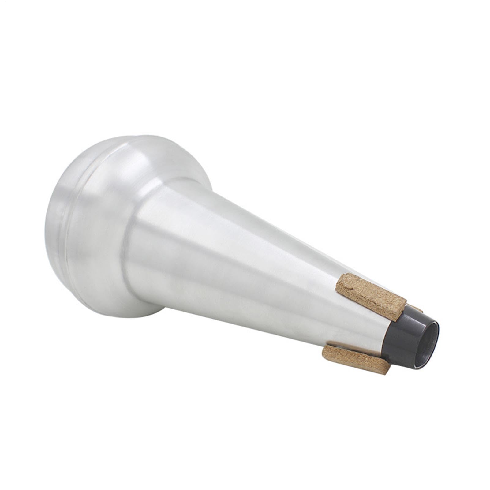 Büroklammer Straight Mute, Mute Posaunen-Tasse, Aluminium, tragbar, tragbar, Muted, professionelles Übungswerkzeug, Musikinstrumentenzubehör für Zuhause, niedriger Ton