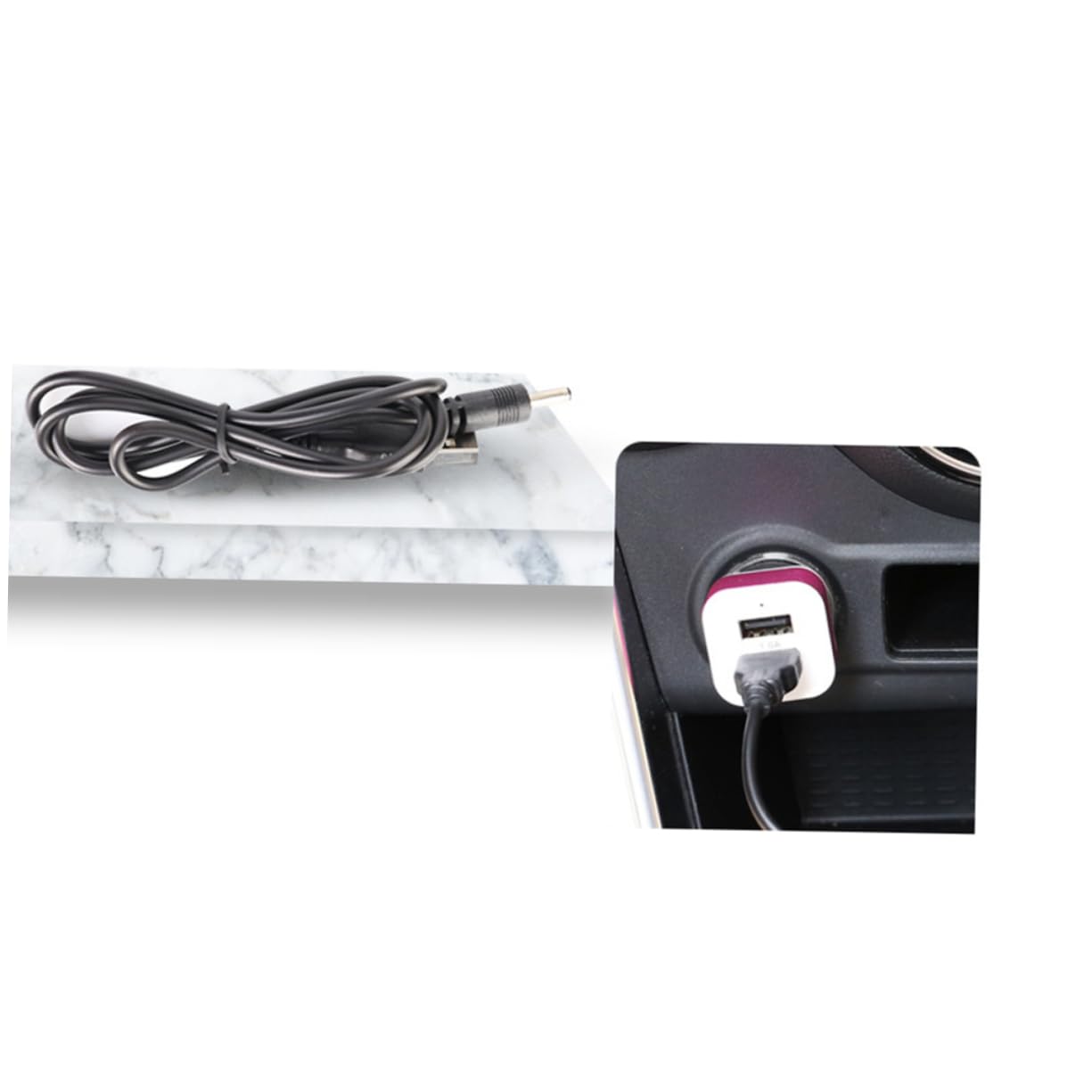 VICASKY 2pièces -biberon Usb Pour Accessoire De Voyage Pratique Pour Lait Et Boissons Chaudes Compatible Biberons Noir