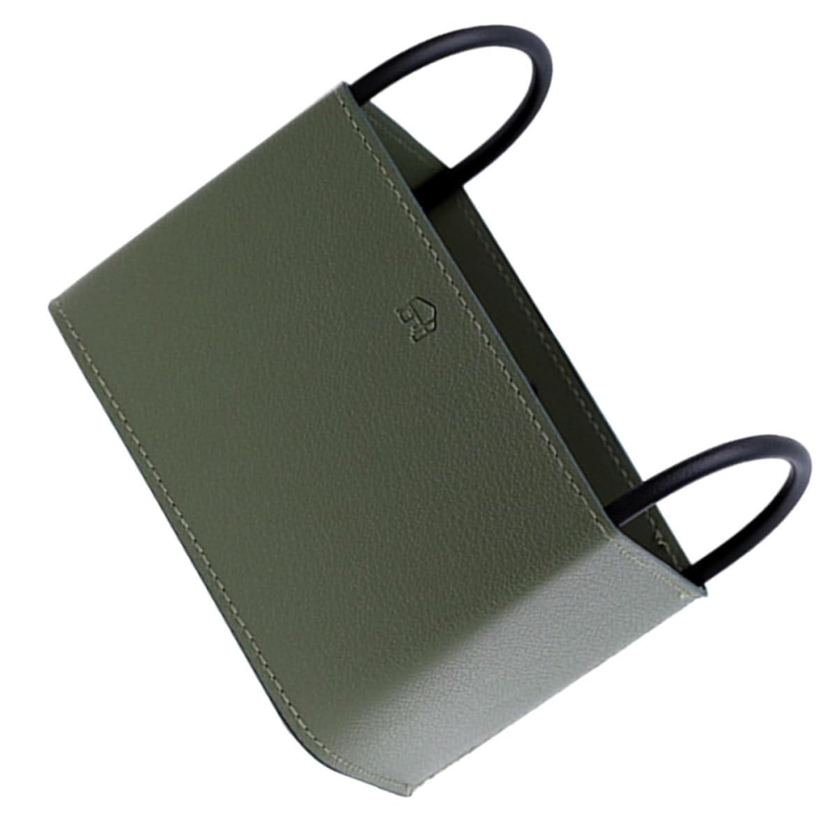 Caja para Mando a Distancia, Cesta de Escritorio de Pu E Hierro, Verde, Organizador de Artículos Diversos para Tocador y Mesa