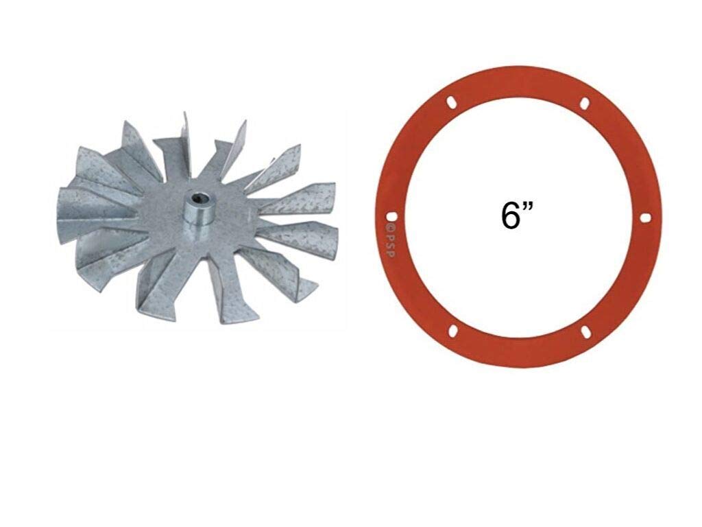 Amazon.com: PelletStovePro - Harman PC-45 u0026 PF100 Pellet Exhaust Combustion  Motor Impeller w/Silicone Gasket - 3-20-40985 : Home u0026 Kitchen