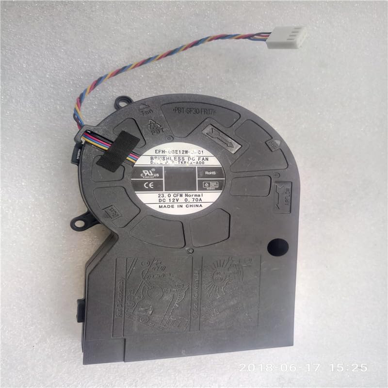 DC12V 0.70A 4-Wire Turbo Blower Cooling Fan EFH-08E12W-JP01