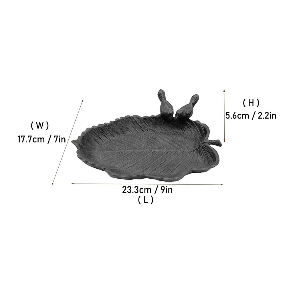 Karmnik dla ptakówVogelvoeders voor buiten, Vogelvoeders voor buiten Tuin Yard Lawn, Garden Bird Bowl Waterbak met vogelspatroonDo dekoracji patio na świeżym powietrzu