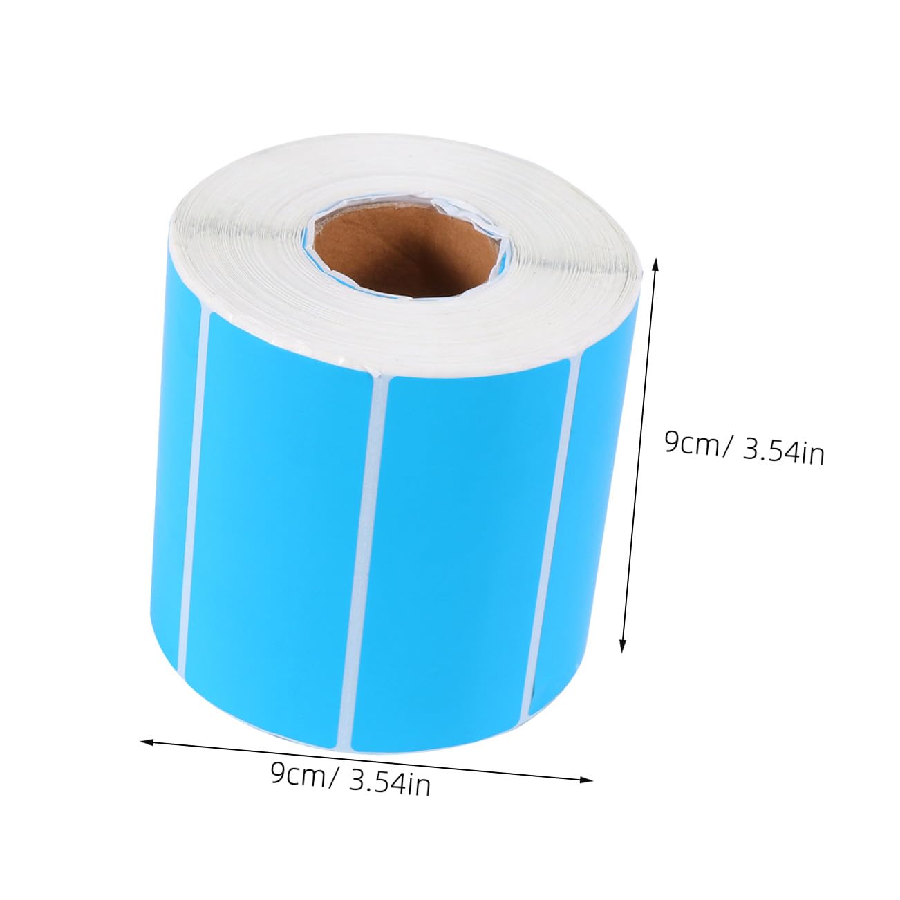 POPETPOP 1000pezzi Etichette Adesive Rotonde in Carta per Organizzazione e Marcatura Blu per Ufficio Negozio e Casa