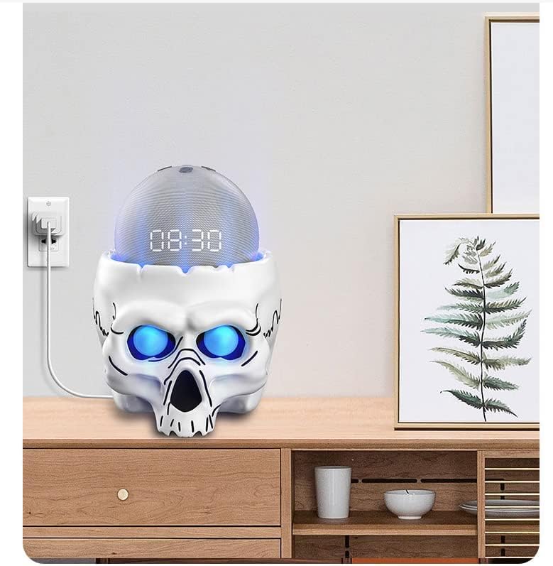 Support Echo Dot 4/5 anti-vibration et sans perçage blanc JSZ01