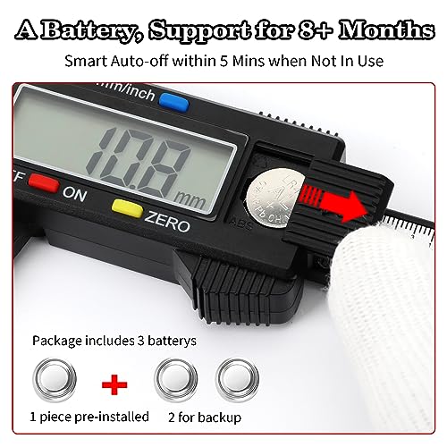 Esydon CA01 Digital Caliper, Esydon Upgraded Calipers 6 Inch thumb #2