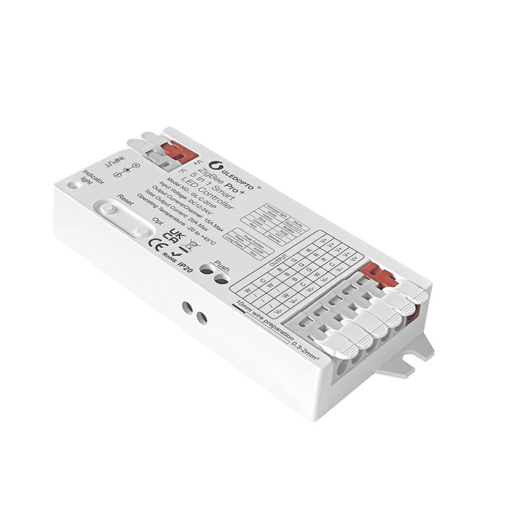 protium 5in1 Zigbee LED Controller for Single Color, CCT, RGB, RGBW and RGB+CCT Strips (B0CS6YH2GV) Amazon Price History, Amazon Price Tracker