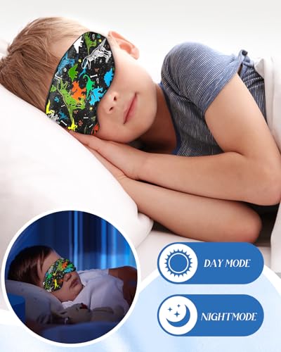 Antifaz para dormir para niños de seda Miss Adola con correas ajustables 5
