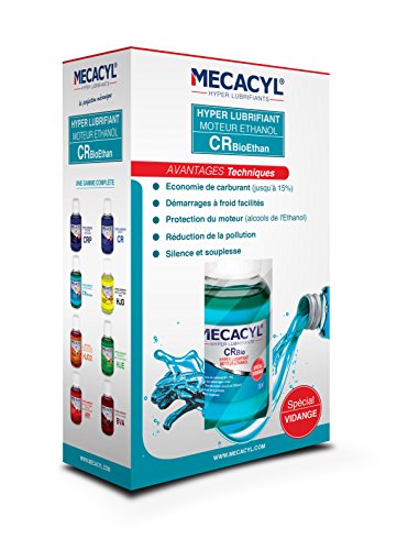 Mecacyl CRBIOETHAN - Flacon 100 ML - Hyper-Lubrifiant - Spécial vidange - pour Tous Moteurs fonctionnant au Bioéthanol