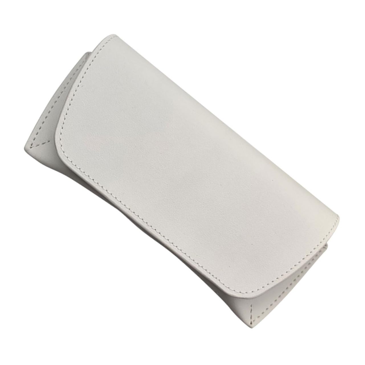 Healeved Copertura Protettiva Per Occhiali Buste Portatile Occhiali Da Sole Custodia Degli Occhiali Da Viaggio Sottile Borsa Custodia Rigida Per Occhiali Bianca Pvc