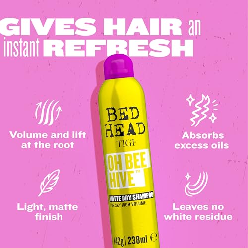 3. Bild von BED HEAD by TIGI Oh Bee Hive Trockenshampoo für Volumen und ein mattes Finish, 238 ml Bernstein 238 ml (1er Pack)