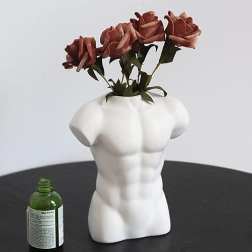 Miniatura 3 de Abaodam Macetas de cerámica, maceta de cerámica, decoración del hogar, jarrones para centros de mesa, maceta de escritorio, jarrón simple de