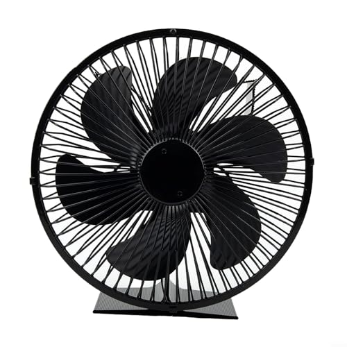 Circula eficazmente el aire caliente con este ventilador de chimenea de 6 aspas