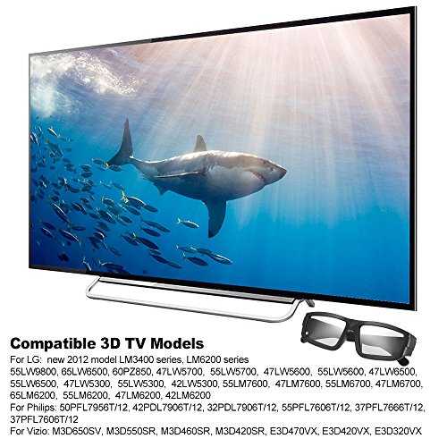 óculos 3d, Andoer Óculos 3D passivos lentes polarizadas circulares para TV polarizada Real D 3D cine