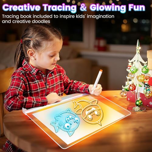 Image of PATPAT 17 Inch Rechargeable LED Drawing Board for Kids