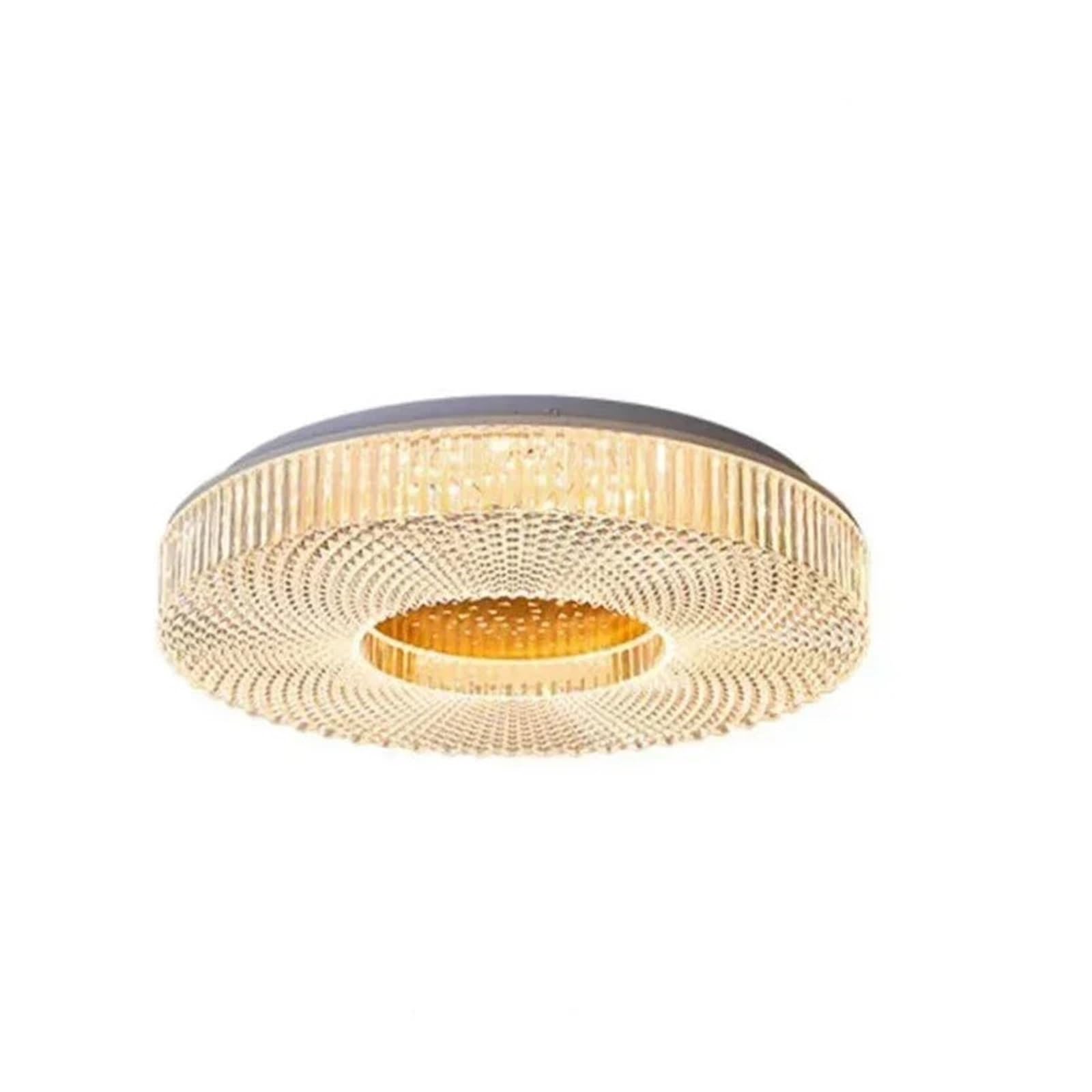 Plafoniera Circolare Moderna in Acrilico per Camera da Letto, Soggiorno, Balcone, corridoio, apparecchio di Illuminazione a LED Rotondo di Lusso, Spazio