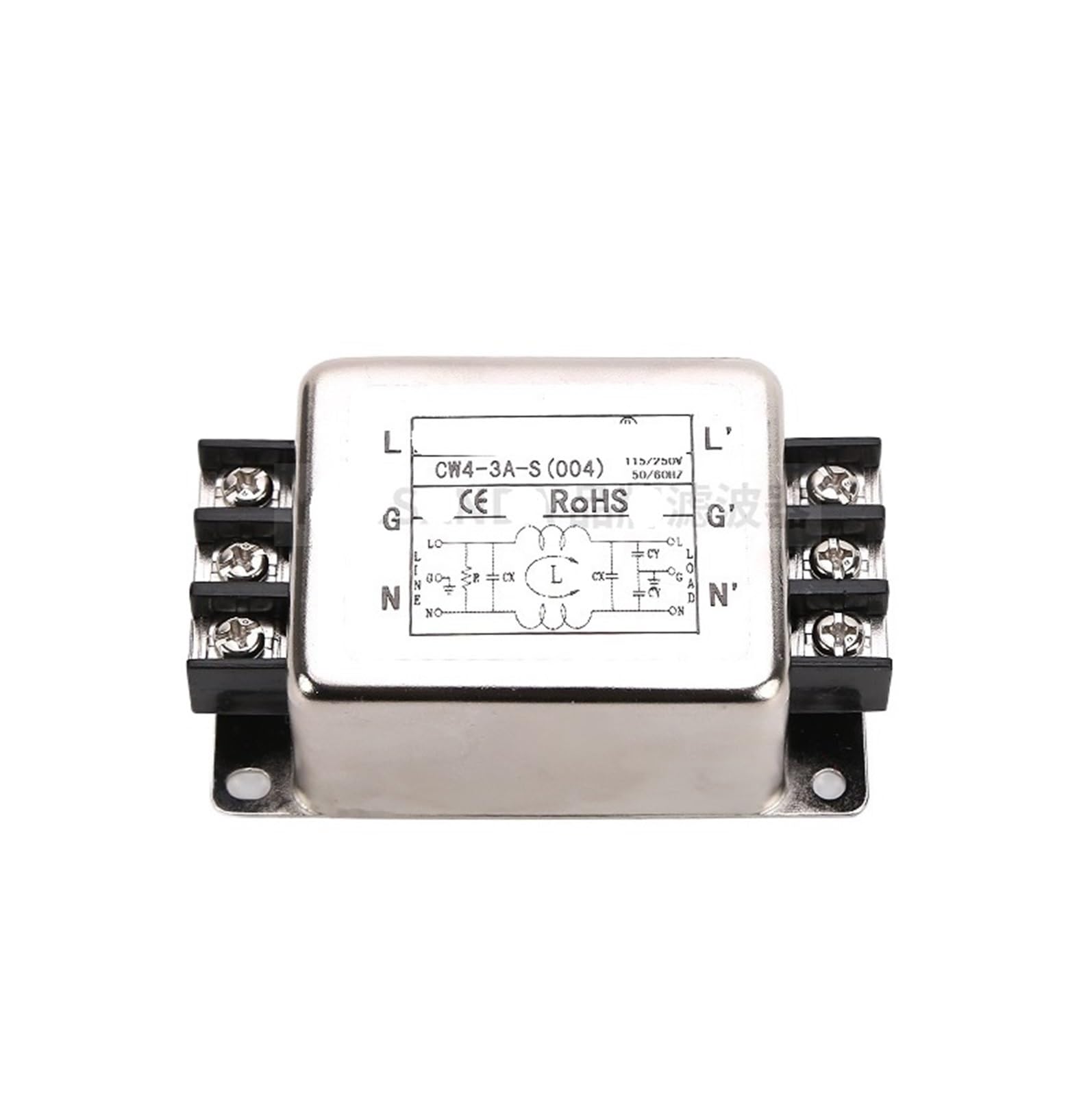 ETPBRIMSF CW4-10A-S 004 Single-stage enhanced power filter 220V anti-interference AC single-phase purifier(CW4-3A-S 004)