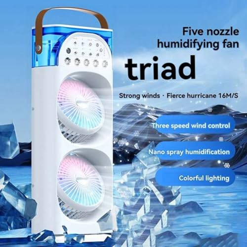 Double ventilateur à cinq trous modèle léger de couleur à plug-in multi-position - 6