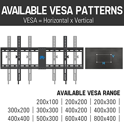 Mounting Dream Tv Wall Mount, Low Profile Tv Mount For 42-86 Inch Tvs Up To 120Lbs, Tilting Tv Wall Mount With Max Vesa 800X400Mm, Fits 16'', 18'', 24'' Studs, Easily Adjust Level After Installation #TOP5