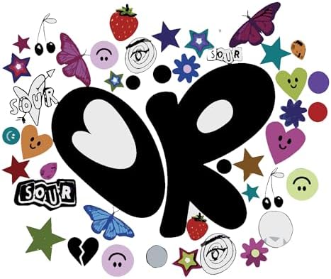Olivia Music Sticker Trendy Vinyl Decal Aesthetic Olivia Rodrigo ...
