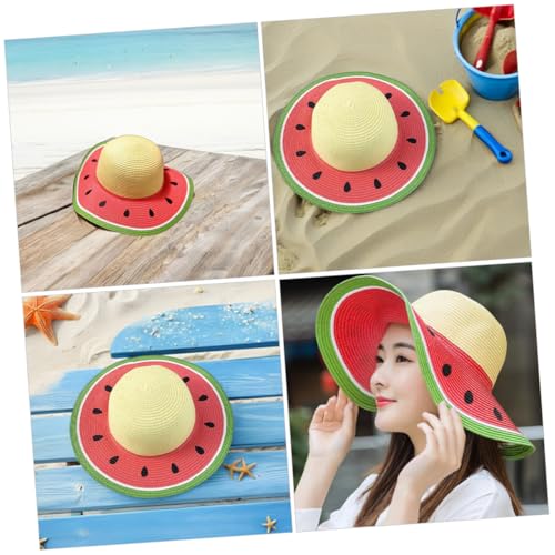 Girls Watermelon Sun and Girls Wide Brim for Beach Toddlers Outdoor Sun Protection Hat3