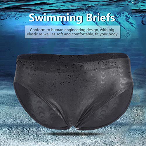 VGEBY1 Swimming Briefs, Male Sexy Waterproof Swim Underwear Boardshorts Swimming Competition Wear Trunks Briefs Shorts Pants(M)2