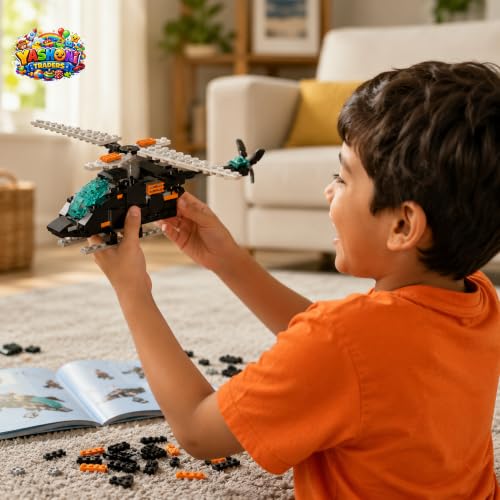 Image of Yashoni Automotive Building Blocks Toy Set for Kids | 10+ Construction Models in one Set| Aircraft, Excavator, Jeep, Car Model Building Kit | Educational STEM Toy | Ages 6+ (Magic 33 Change)
