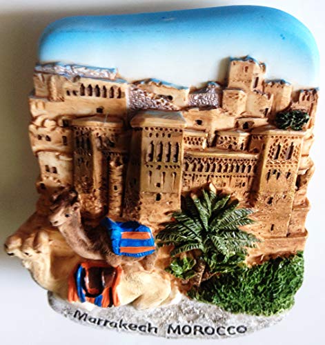 Imán decorativo rectangular de resina hecho a mano 7.3 cm miniatura 3
