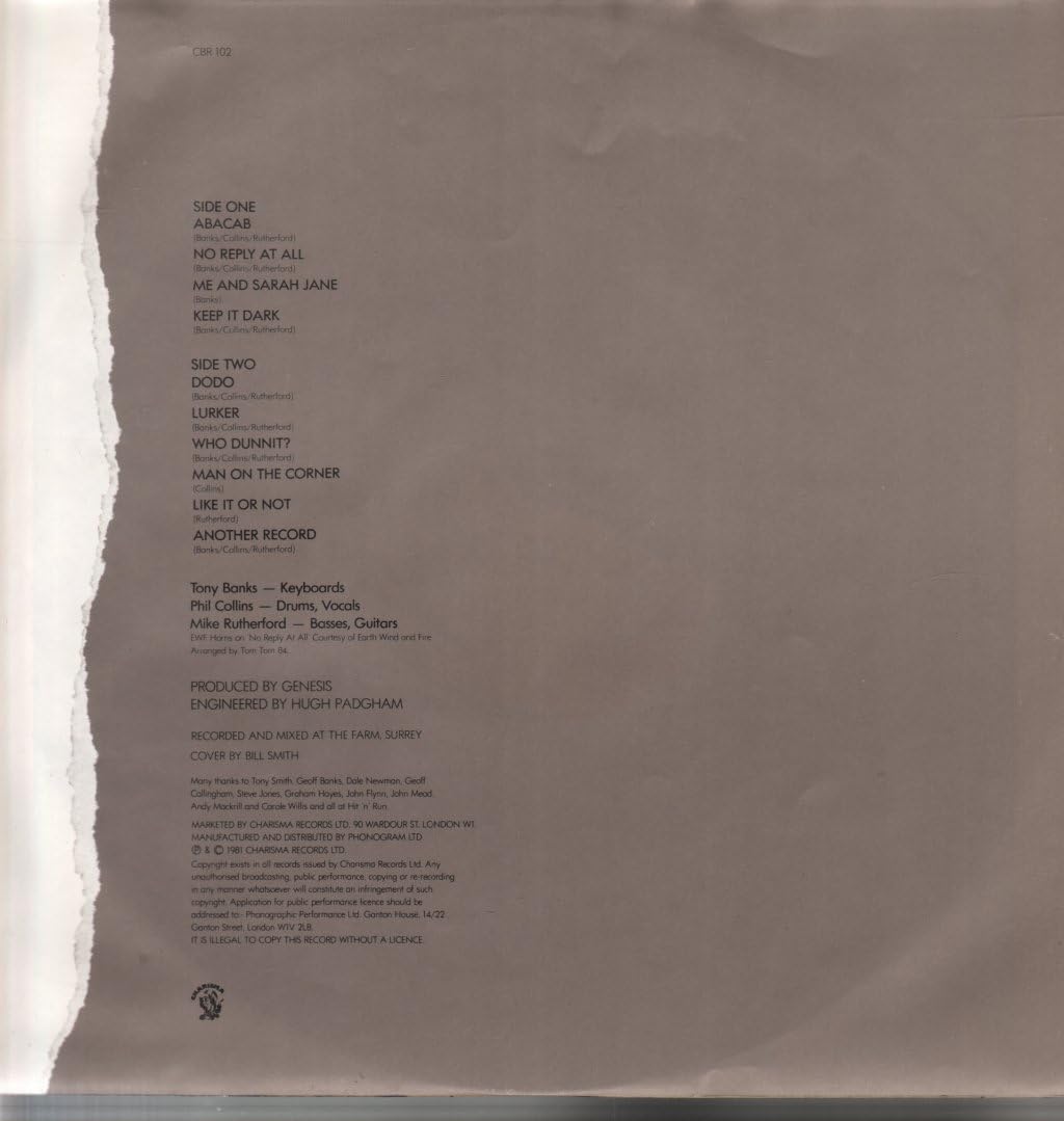 Abacab (1981) [Vinyl LP]