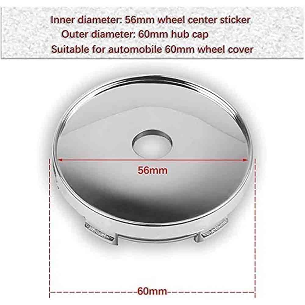 4 Pezzi Auto Coprimozzi per Alfa Romeo Giulietta Spider GT Giulia Mito 147/156/159/166 Stelvio 60mm, Coprimozzo Centrale Copricerchi Mozzo Tappi Cerchi Ruota Coperchio per Cerchione Copricerchio