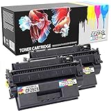 Prestige Cartridge CF280X/80X - Pack de 2 cartuchos de tóner láser para HP LaserJet Pro 400 M401 A/D/DN/DW, negro