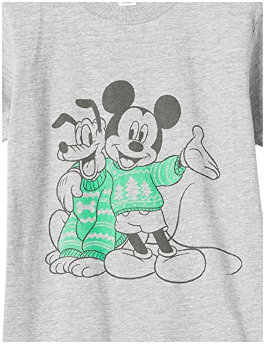 Disney Characters Sweater Pals Girl's Heather Crew Tee3