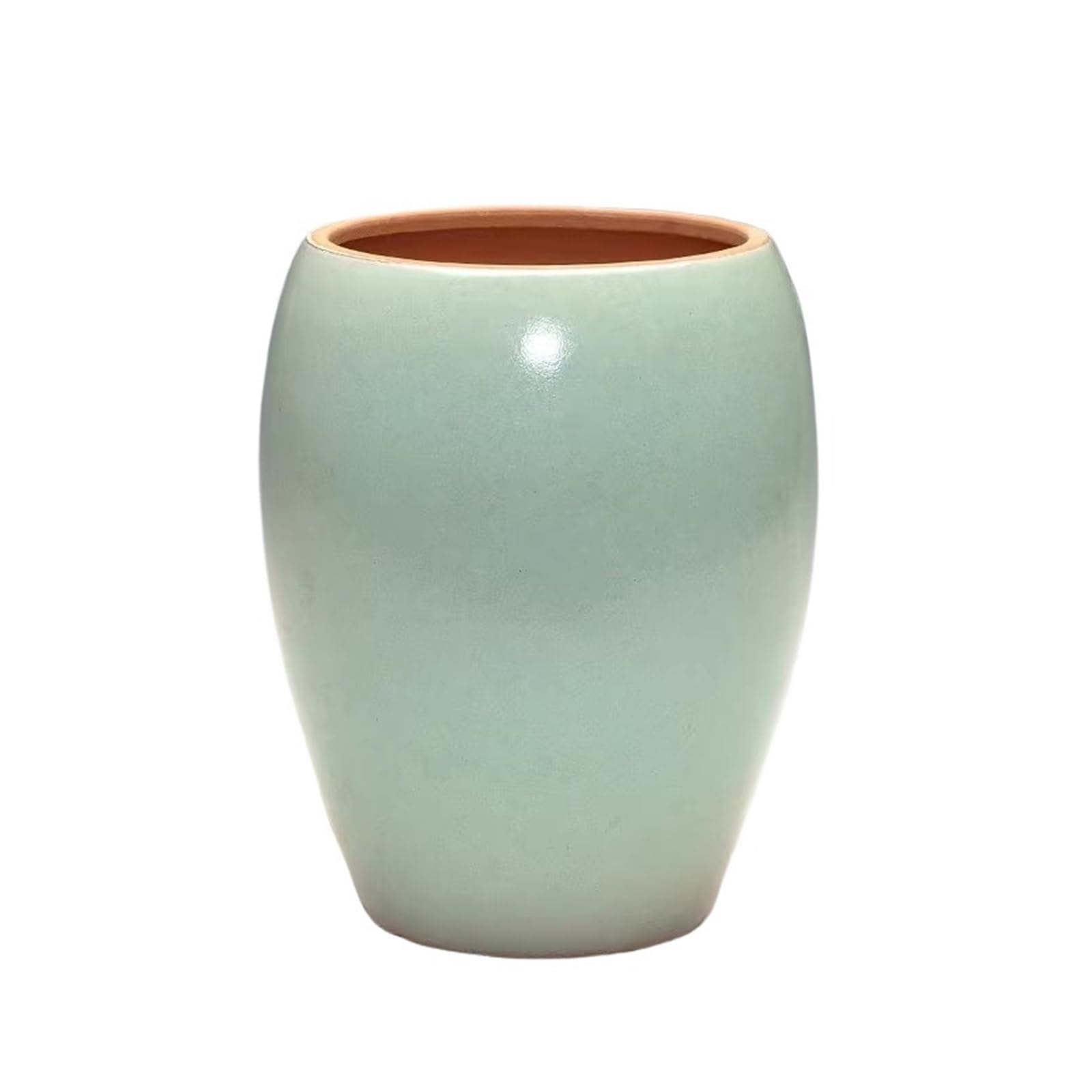 Pot de Fleur Pot de poterie Violet Sable Succulent Pot de Fleur en céramique Respirant Simple intérieur et extérieur Pots de Plantes en céramique(Green)