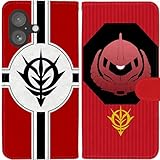 ガンダム ケース スマホ iphone se4手帳型 スマホカバー 全機種対応 ジオン公国 iPhone携帯カバー 16e/se第4世代用 機動戦士ガンダム 手帳 型 おしゃれ すまほけーす 耐衝撃 かわいい 防水ケース カメラレンズ保護 イヤレス充電対応 安心保護 誕生日贈り物 傷汚れ防止 指紋防止