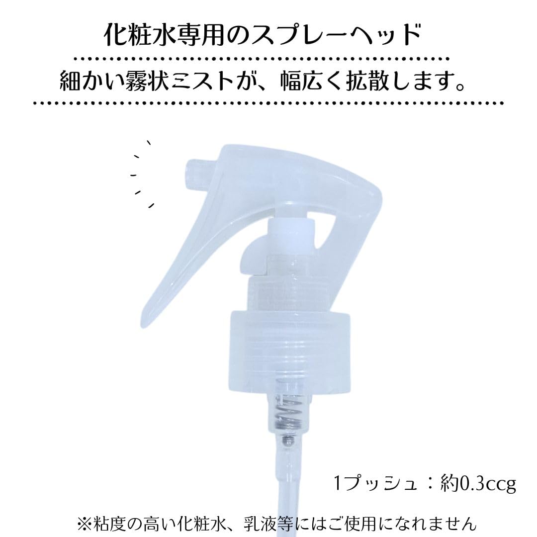 Amazon.co.jp: スプレーヘッド トリガー タイプ 【 1本 】 化粧水用 付