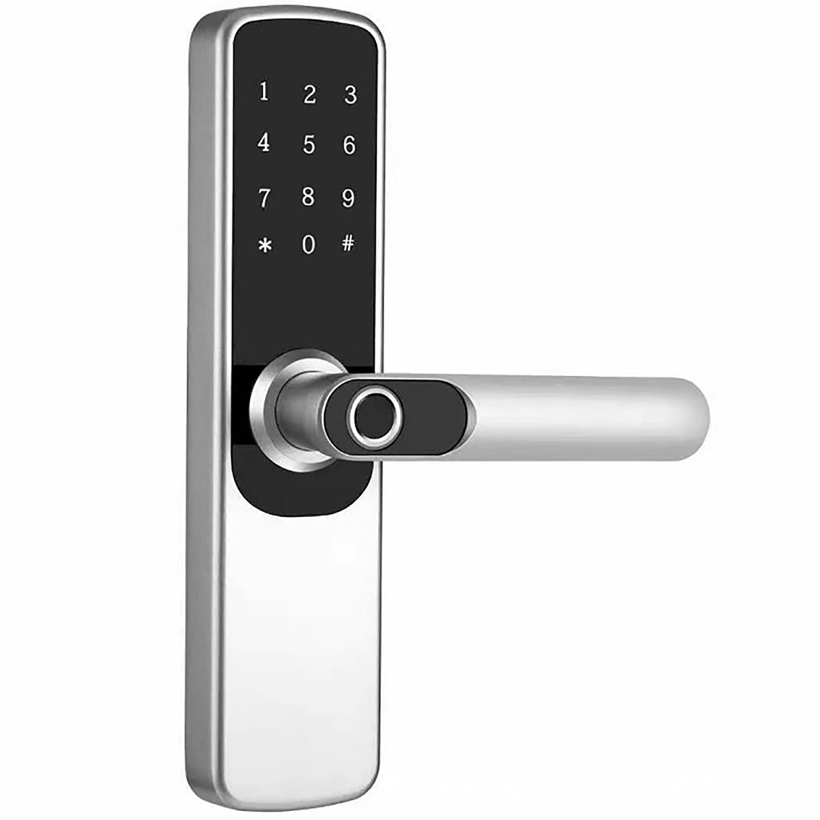 Serrure de porte intelligente à empreinte digitale et écran tactile sans clé
