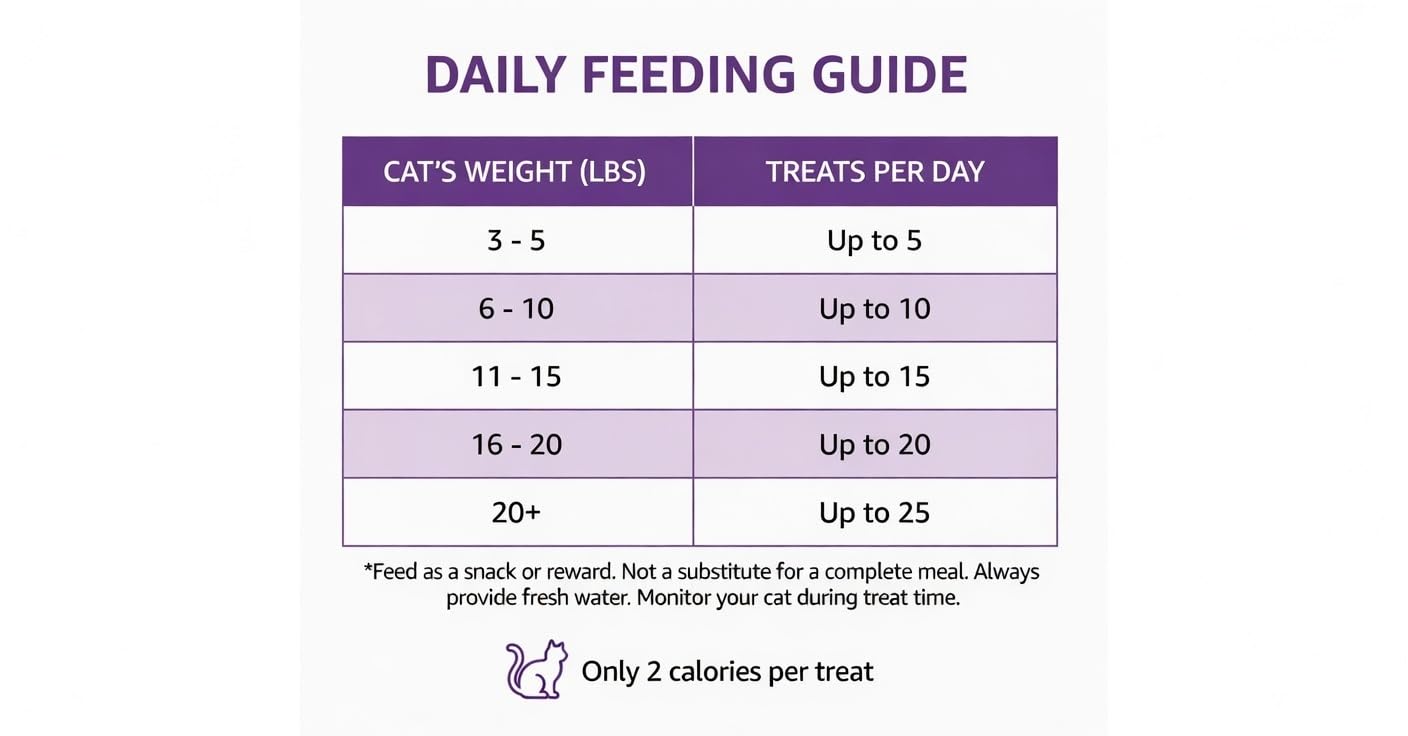 Cat Dental Treats Chicken Flavor 3 Pack - Crunchy Teeth Cleaning Treats for Cats with Breath Freshener - Grain Free Dental Cat Treats for Indoor Cats Plaque Tartar Control - Made in USA - 9oz (3x3oz) - image 5