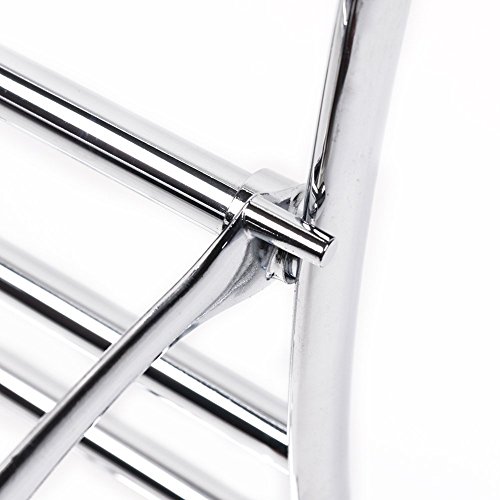 Toallero de pared Candora® de acero inoxidable para baño, estante de almacenamiento para el cuarto de baño (tamaño: 40 x… - Imagen 3
