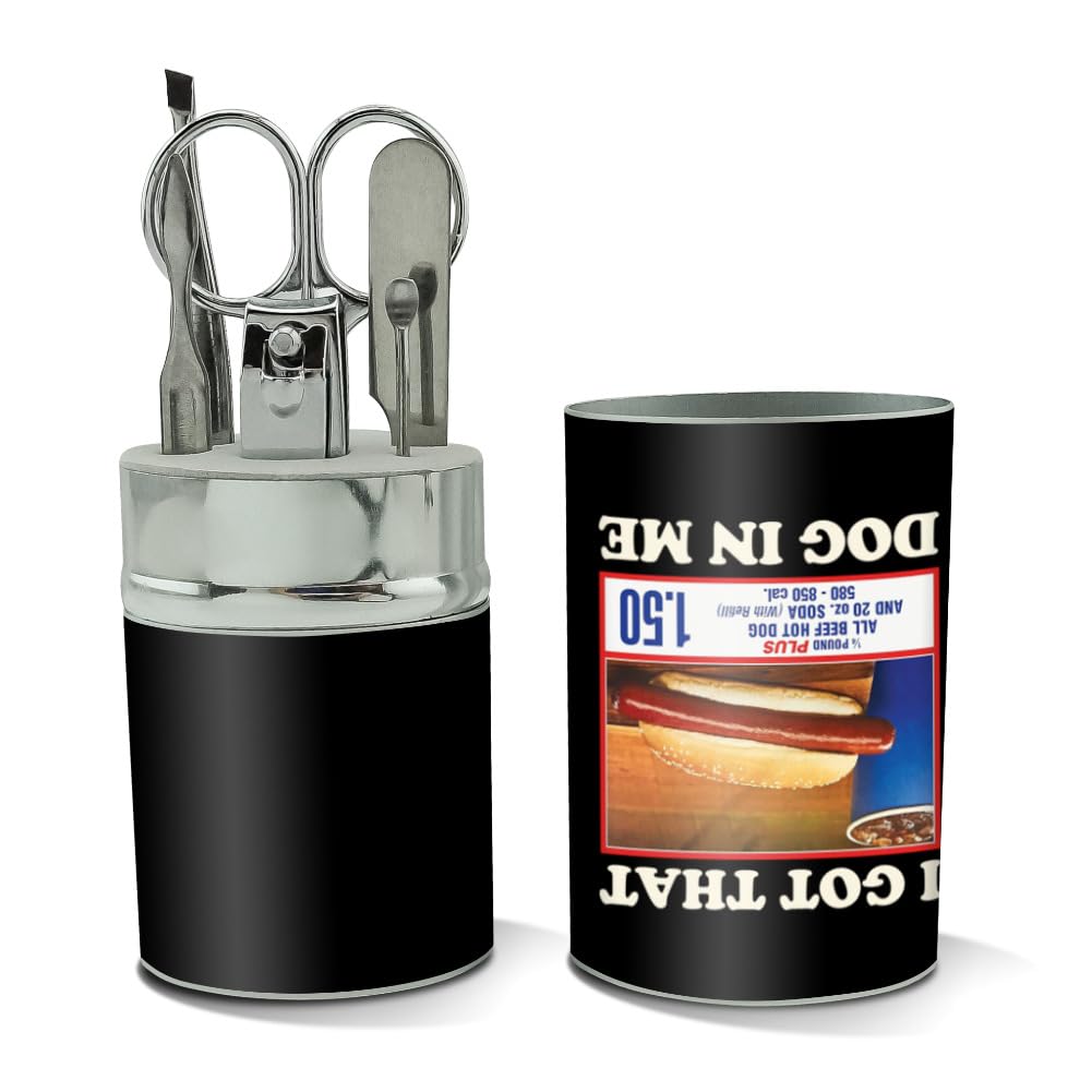 GRAPHICS & MORE I Got That Dog In Me Stainless Steel Manicure Pedicure Grooming Beauty Care Travel Kit
